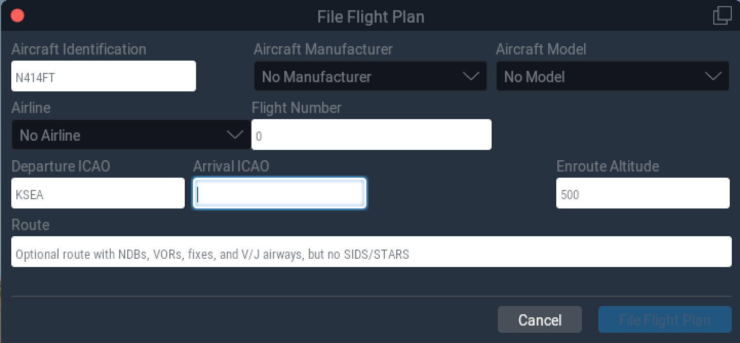 x plane graphics interface file